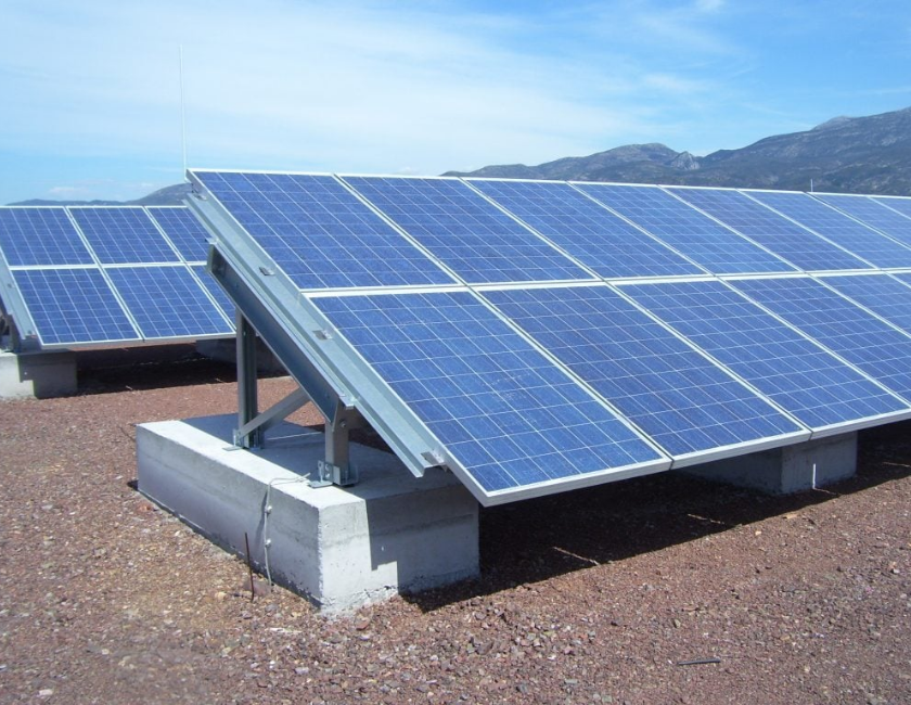 Poste para Panel Solar